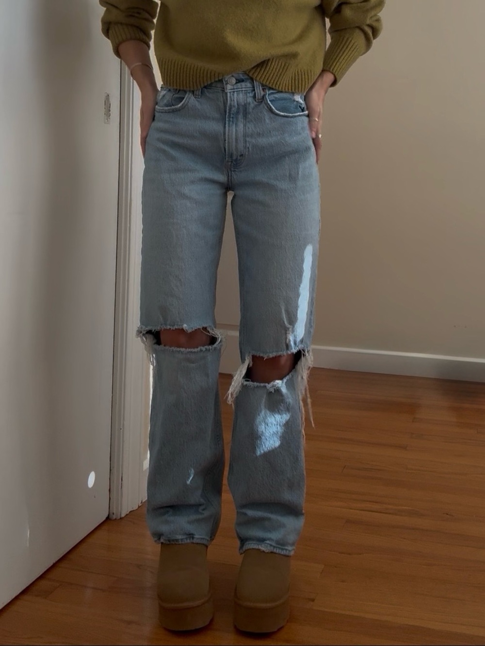 Abercrombie & Fitch The ‘90s Relaxed Jean High Rise Curve Love Size 2